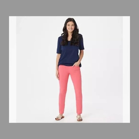 Belle by Kim Gravel Flexibelle Pull On Jeggings Petite Plus 26 WP Dark A284898 - Picture 3 of 7